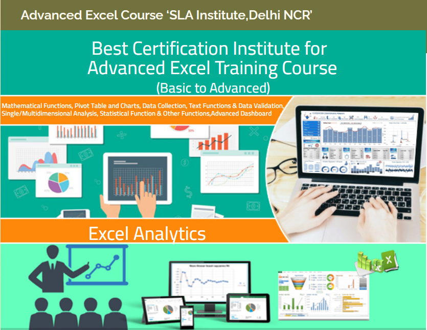 Read more about the article Best Excel Training Course in Delhi, 110009 with Free Python by SLA Consultants Institute in Delhi, NCR, Capital Market Analytics Certification [100% Placement, Learn New Skill of ’24] get CTS Data Science Professional Training,